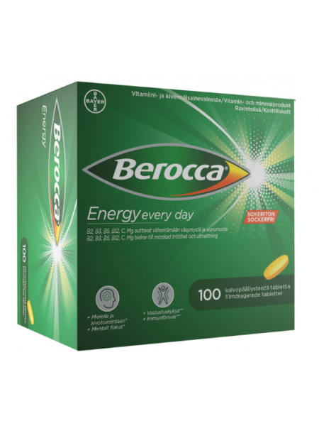 Биологически активная добавка BEROCCA ENERGY TABLE 100шт
