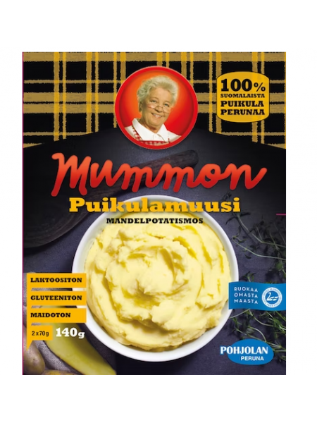 Картофельное пюре Mummon Puikulamuusihiutale 140г 2 х 70г