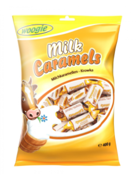 Карамель молочная Коровка Milk karamels Woogie 400г