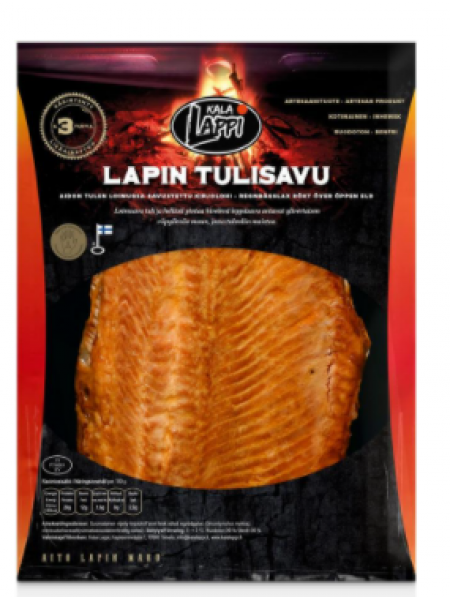 Филе радужной форели приготовленное в коптильне на настоящем огне Kala-Lappi Lapin Tulisavu 