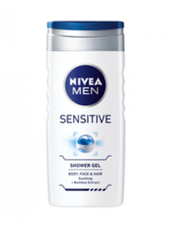  Гель для душа для тела, лица и волос NIVEA MEN Sensitive 250 мл